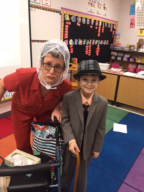 Mrs. Allard with student